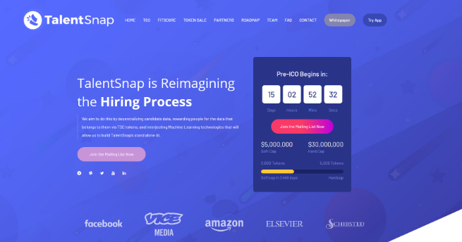 Talentsnap TSC Token review- Automate the Hiring process with AI and Blockchain